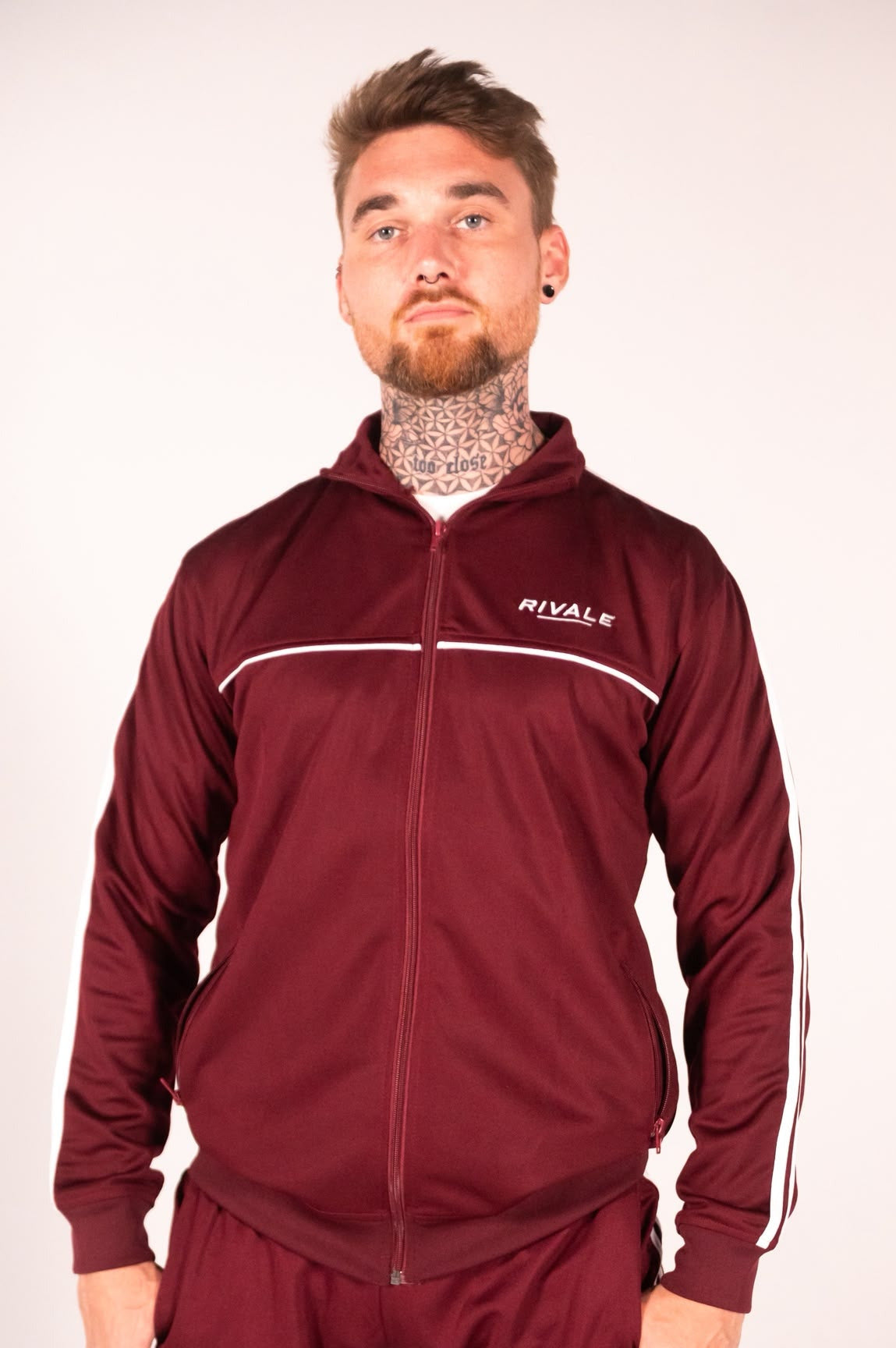 RIVALE Matchday Jacket – Burgundy