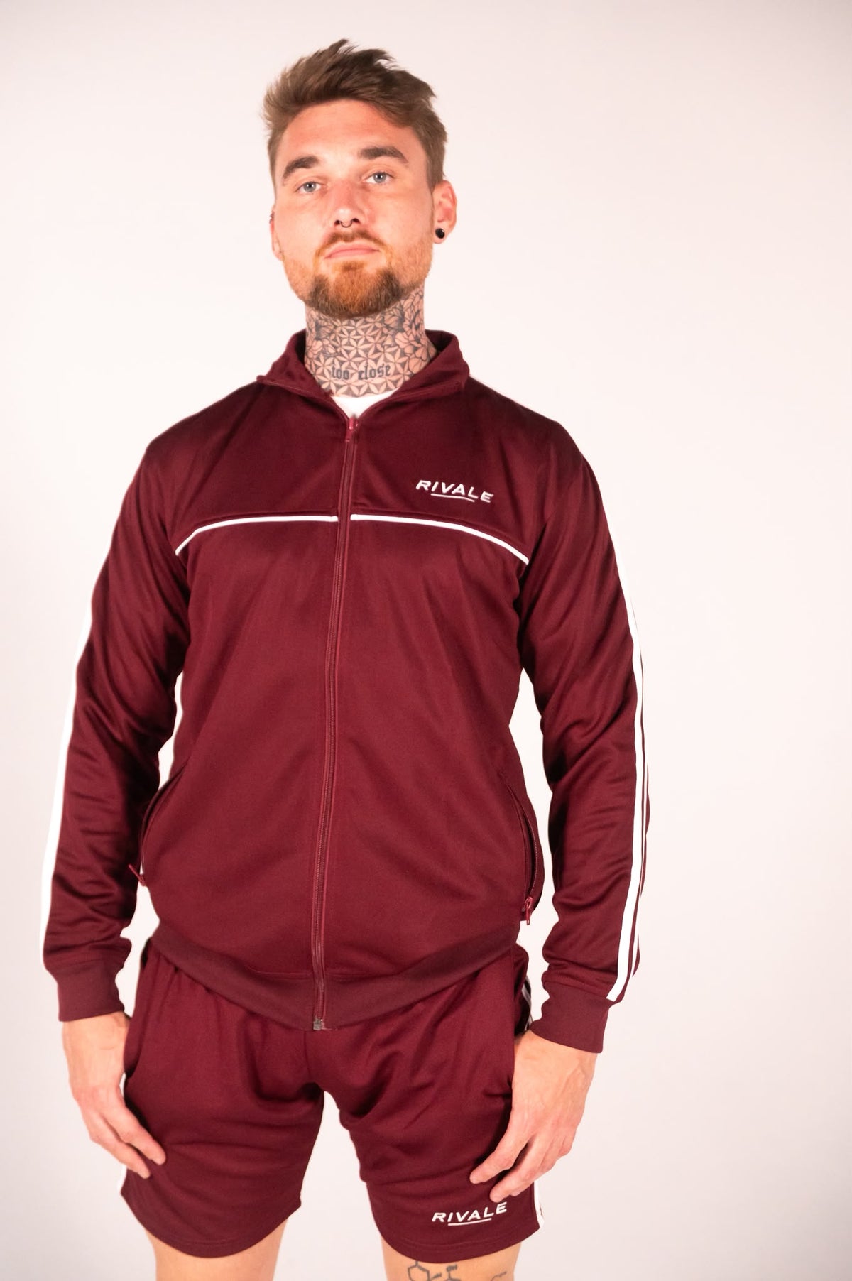 RIVALE Matchday Jacket – Burgundy